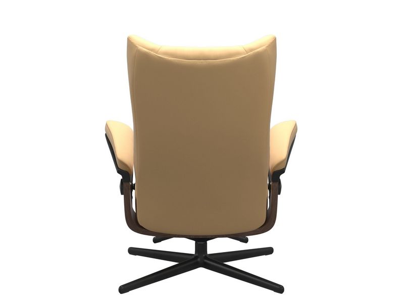 Stressless Wing (M) Cross Chair with Ottoman 