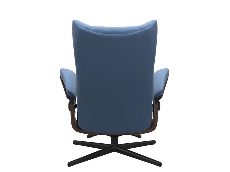 Stressless Wing (M) Cross Chair with Ottoman 