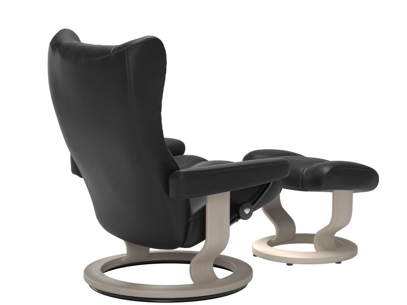 Stressless Wing (M) Classic Chair with Footstool 
