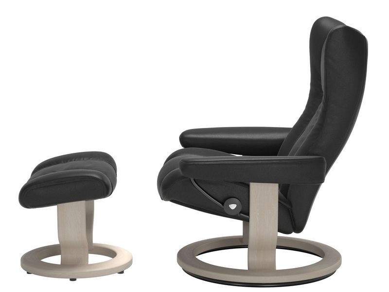 Stressless Wing (M) Classic Chair with Footstool 