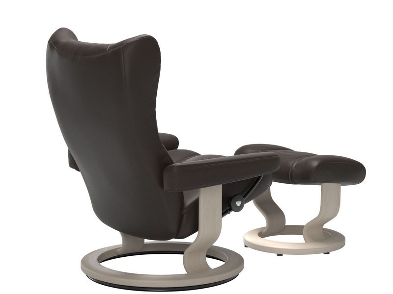 Stressless Wing (M) Classic Chair with Footstool 