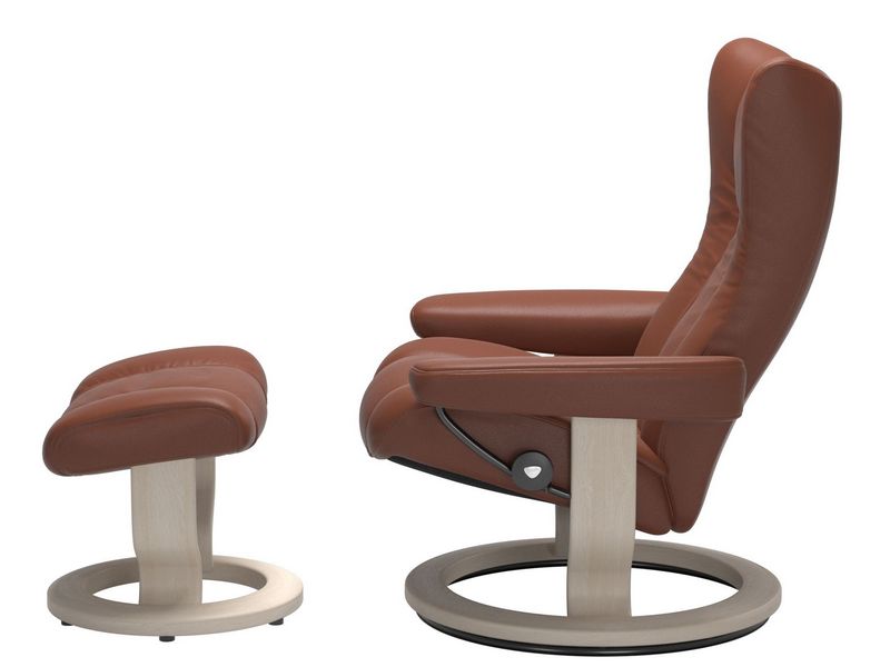 Stressless Wing (M) Classic Chair with Footstool 