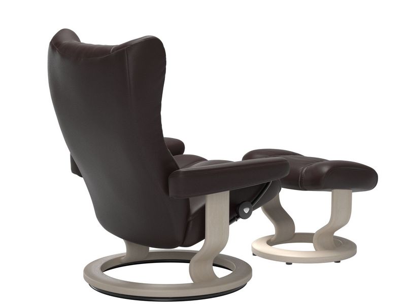 Stressless Wing (M) Classic Chair with Footstool 