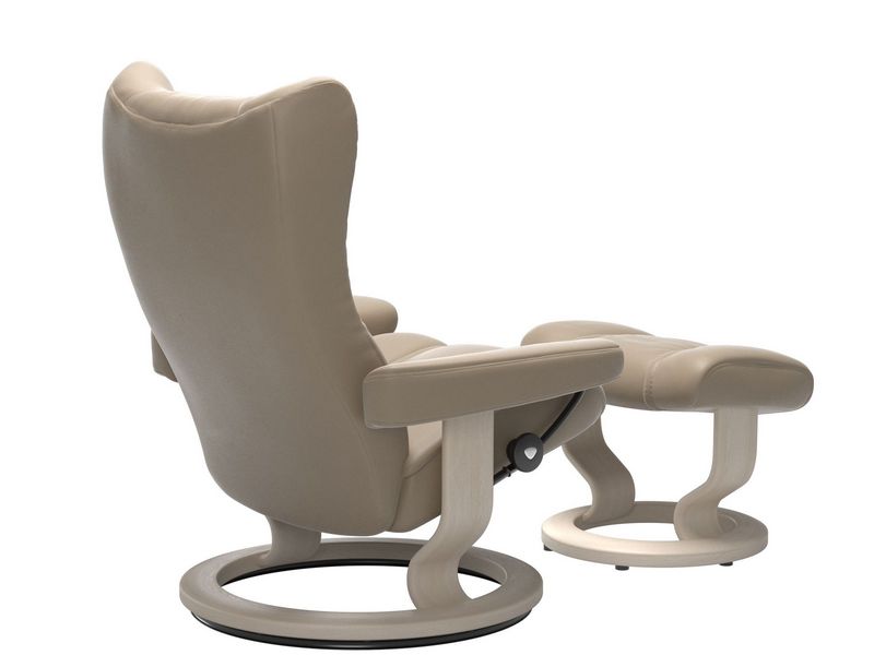 Stressless Wing (M) Classic Chair with Footstool 
