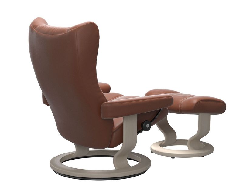 Stressless Wing (M) Classic Chair with Footstool 