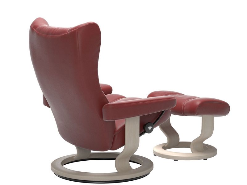 Stressless Wing (M) Classic Chair with Footstool 