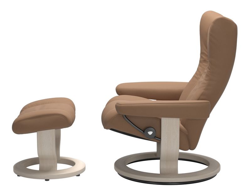 Stressless Wing (M) Classic Chair with Footstool 