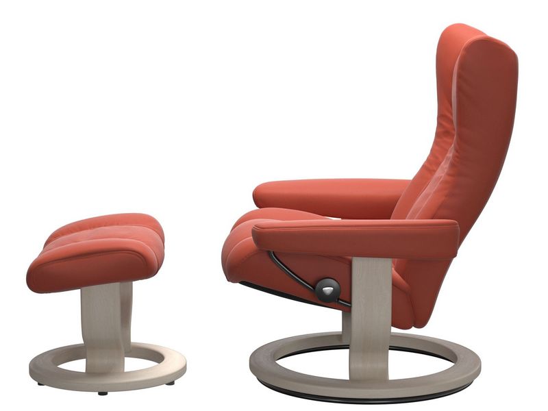 Stressless Wing (M) Classic Chair with Footstool 