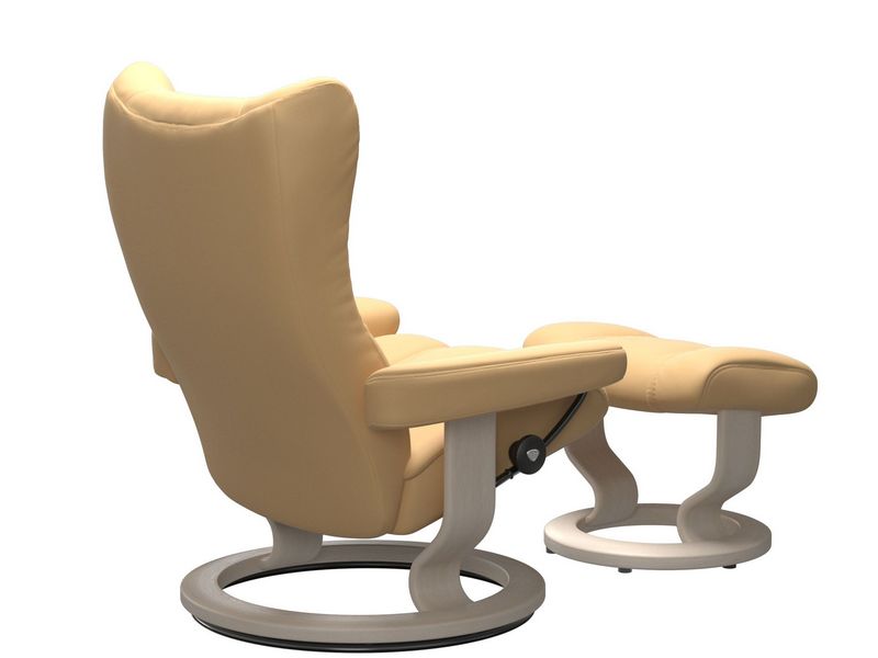 Stressless Wing (M) Classic Chair with Footstool 