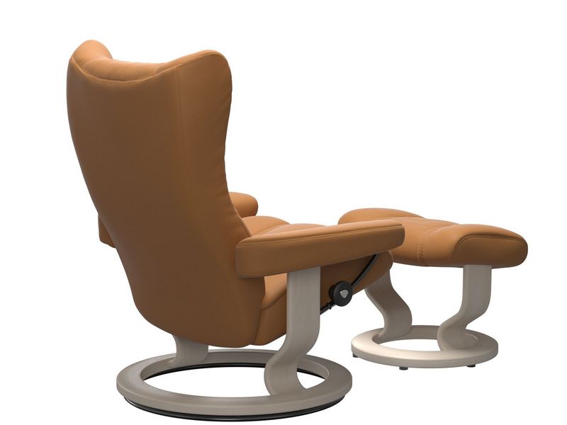 Stressless Wing (M) Classic Chair with Footstool 