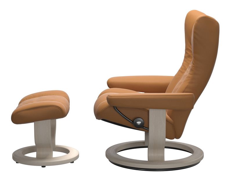 Stressless Wing (M) Classic Chair with Footstool 