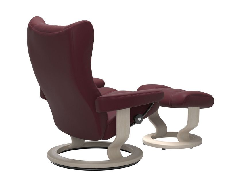 Stressless Wing (M) Classic Chair with Footstool 