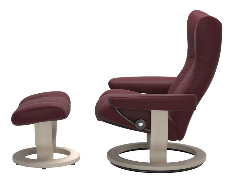 Stressless Wing (M) Classic Chair with Footstool 