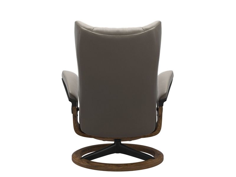 Stressless Wing (M) Signature Chair with Footstool 