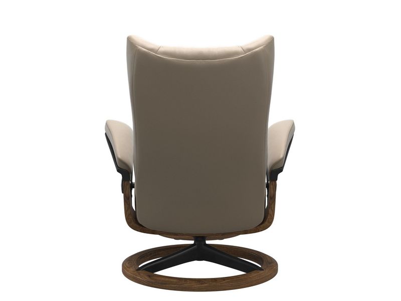 Stressless Wing (M) Signature Chair with Footstool 