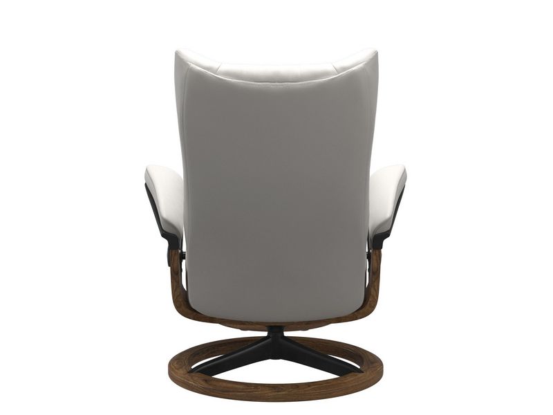 Stressless Wing (M) Signature Chair with Footstool 