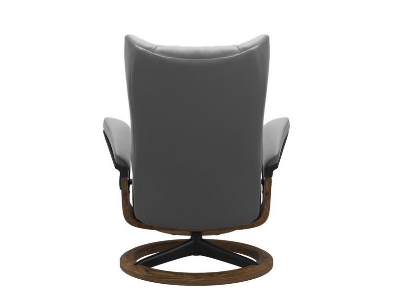 Stressless Wing (M) Signature Chair with Footstool 