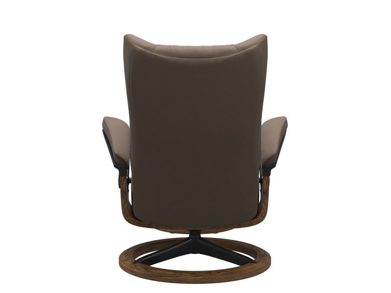 Stressless Wing (M) Signature Chair with Footstool 
