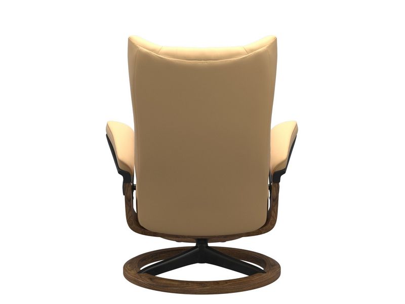 Stressless Wing (M) Signature Chair with Footstool 