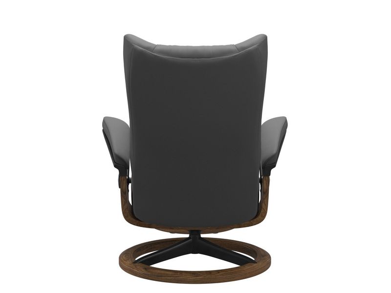 Stressless Wing (M) Signature Chair with Footstool 
