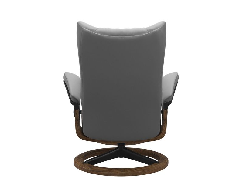 Stressless Wing (M) Signature Chair with Footstool 