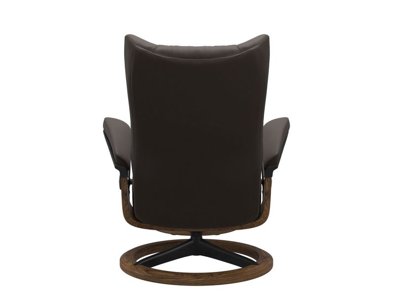 Stressless Wing (M) Signature Chair with Footstool 