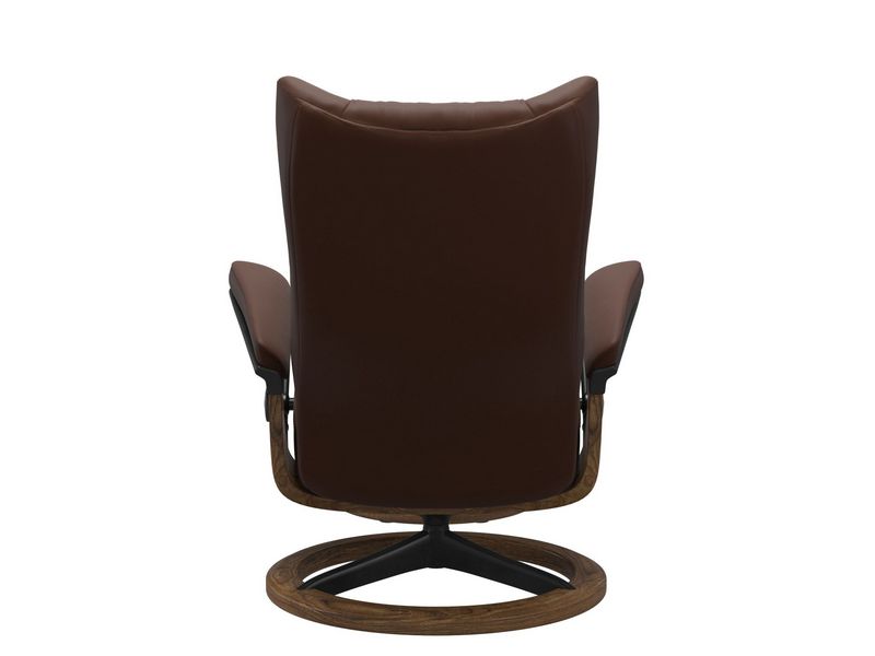 Stressless Wing (M) Signature Chair with Footstool 