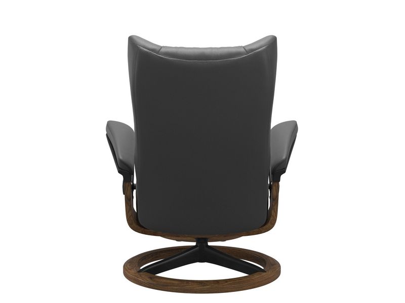 Stressless Wing (M) Signature Chair with Footstool 