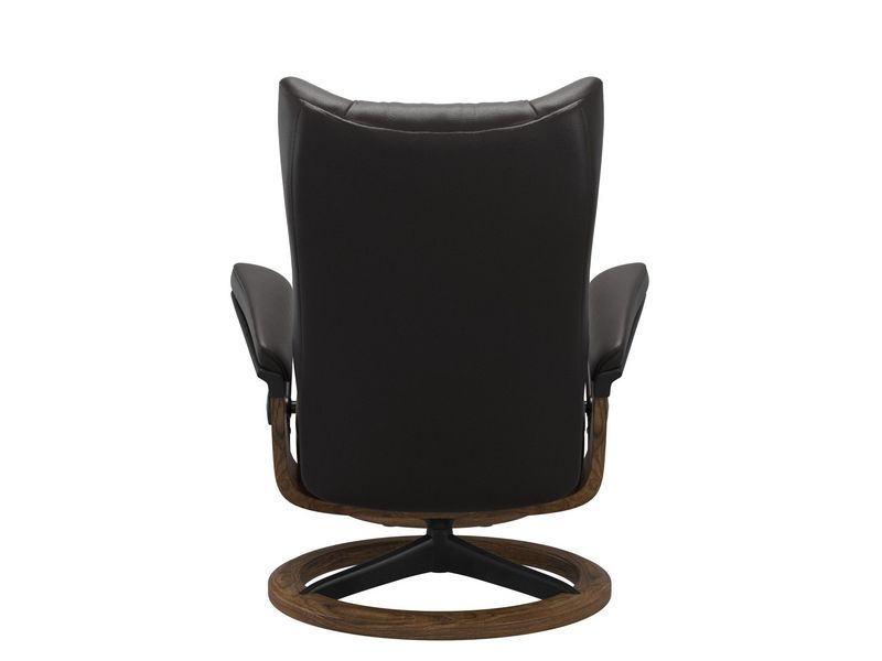 Stressless Wing (M) Signature Chair with Footstool 