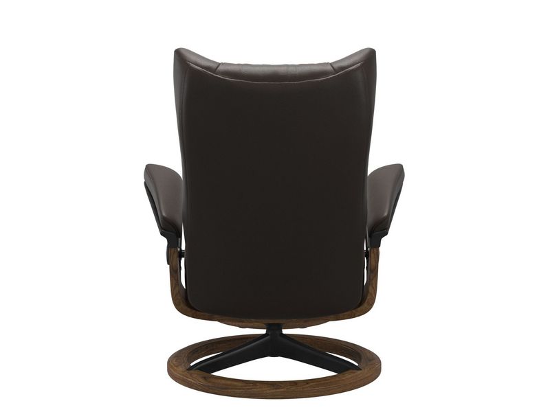 Stressless Wing (M) Signature Chair with Footstool 