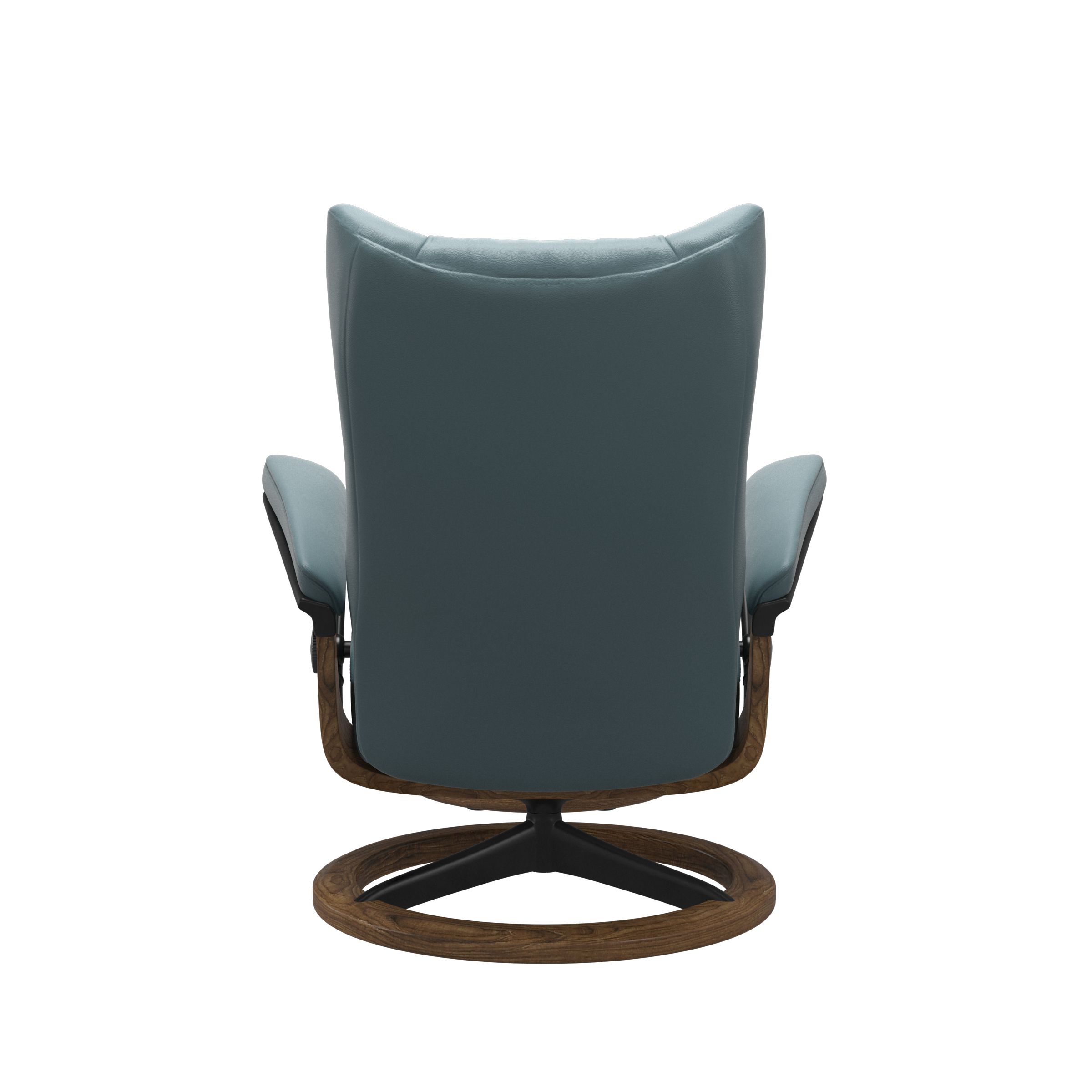 Stressless Wing (L) Signature Base Recliner with Ottoman