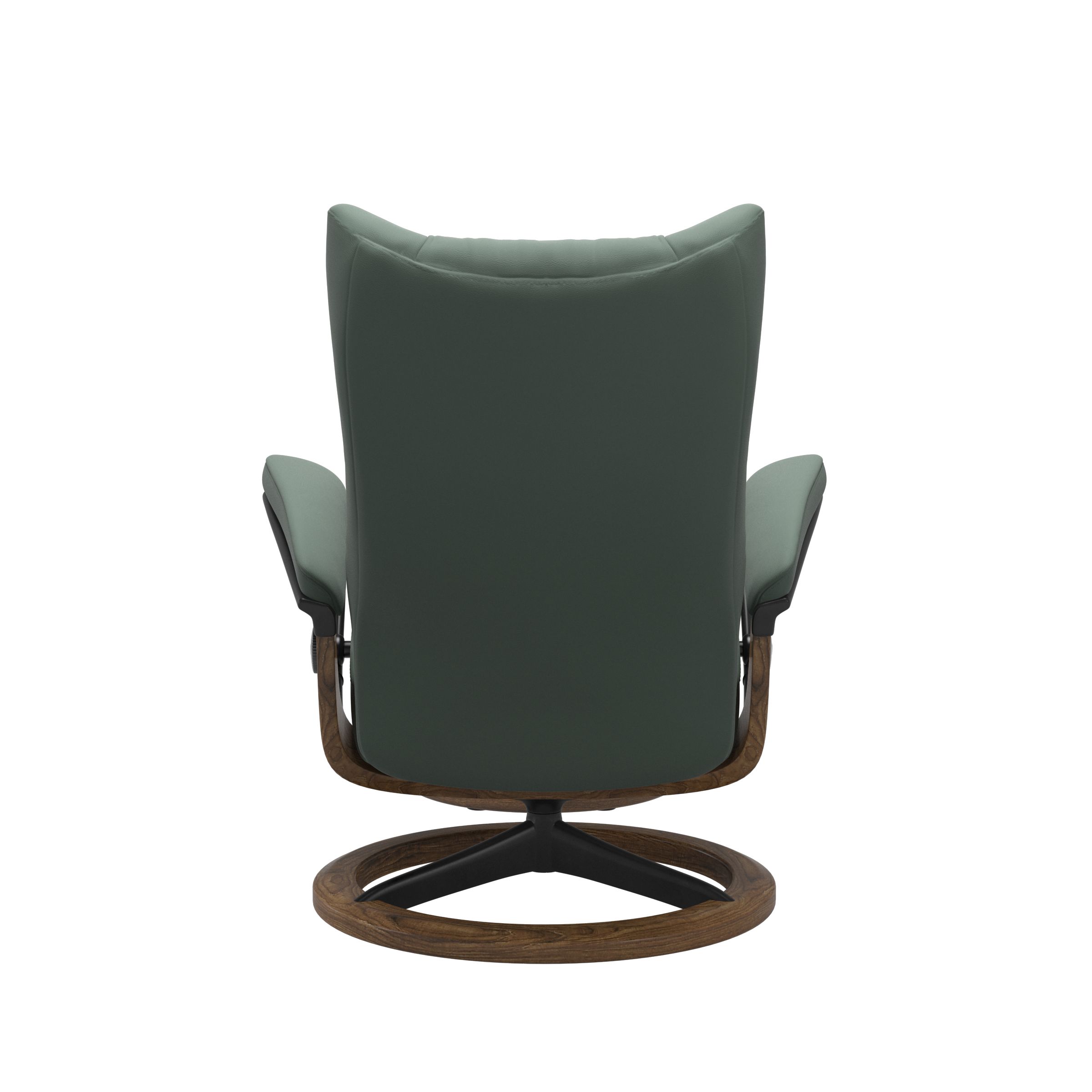 Stressless Wing (L) Signature Base Recliner with Ottoman
