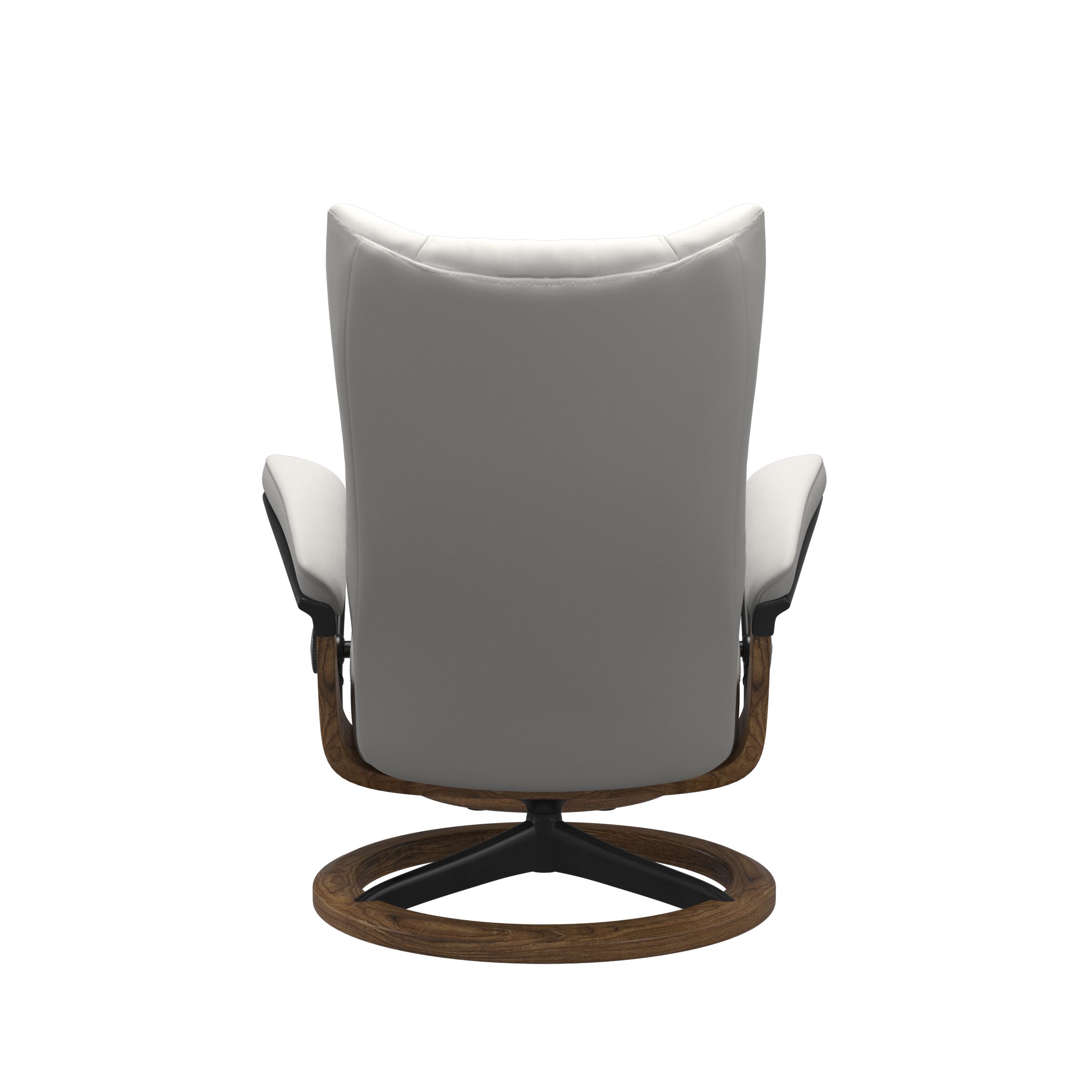 Stressless Wing (L) Signature Base Recliner with Ottoman