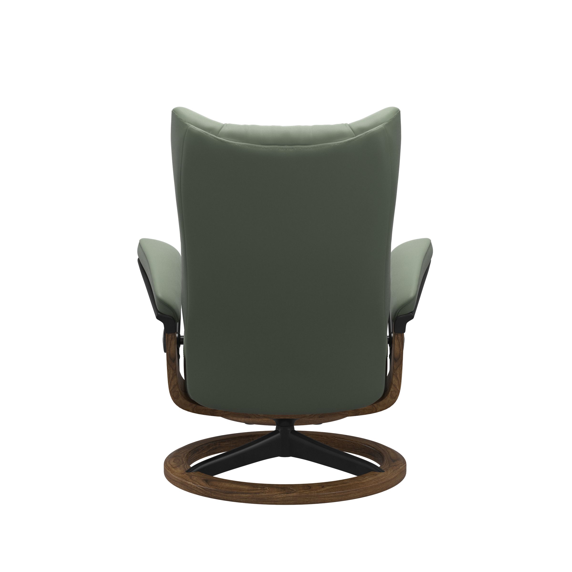 Stressless Wing (L) Signature Base Recliner with Ottoman
