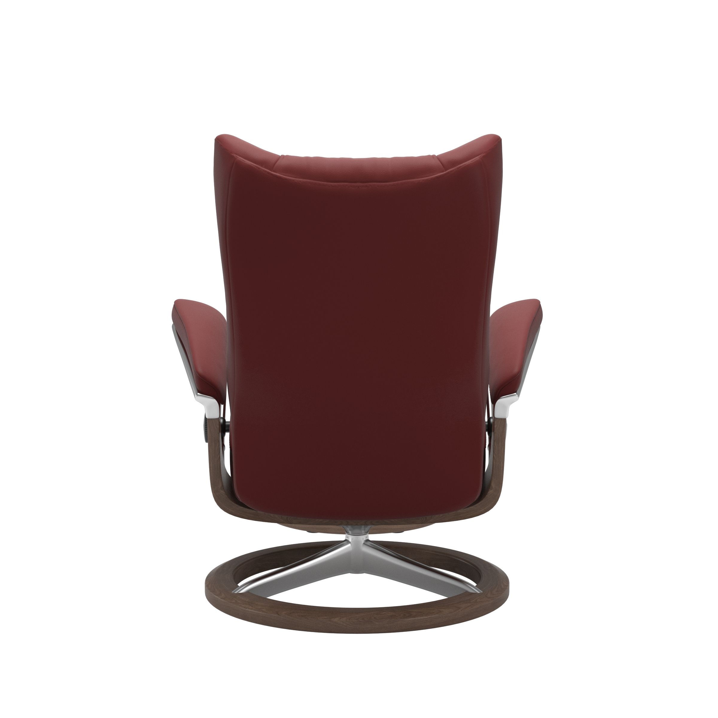 Stressless Wing (L) Signature Base Recliner with Ottoman