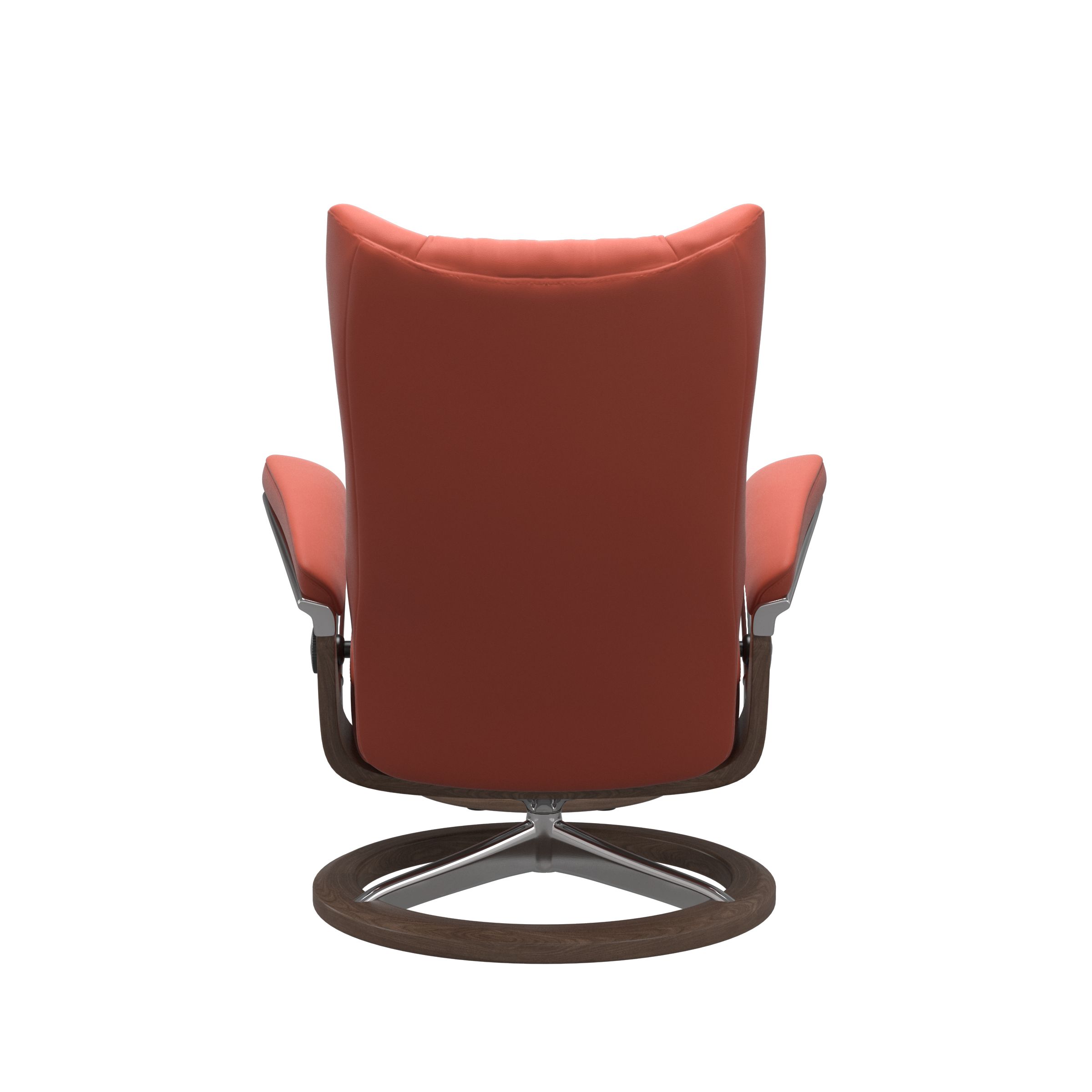 Stressless Wing (L) Signature Base Recliner with Ottoman