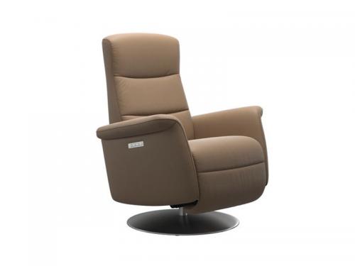 Stressless Mike (M) Power with Moon Steel Base