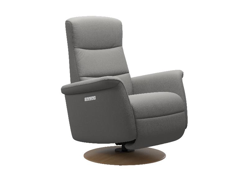Stressless Mike (M) Power with Moon Wood Base 