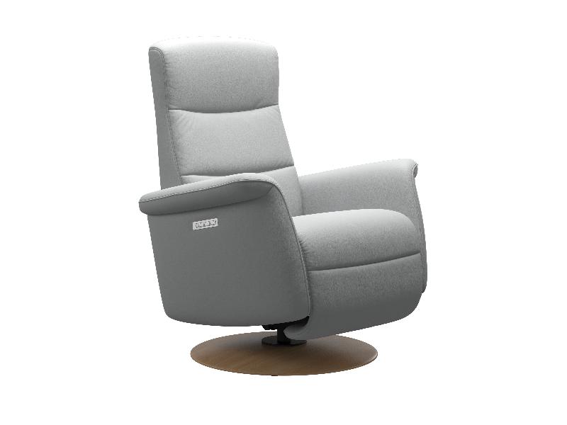 Stressless Mike (M) Power with Moon Wood Base 