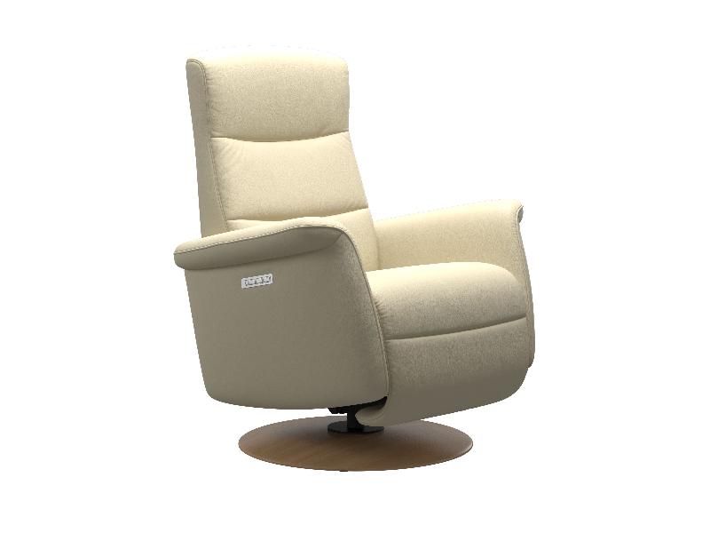 Stressless Mike (M) Power with Moon Wood Base 