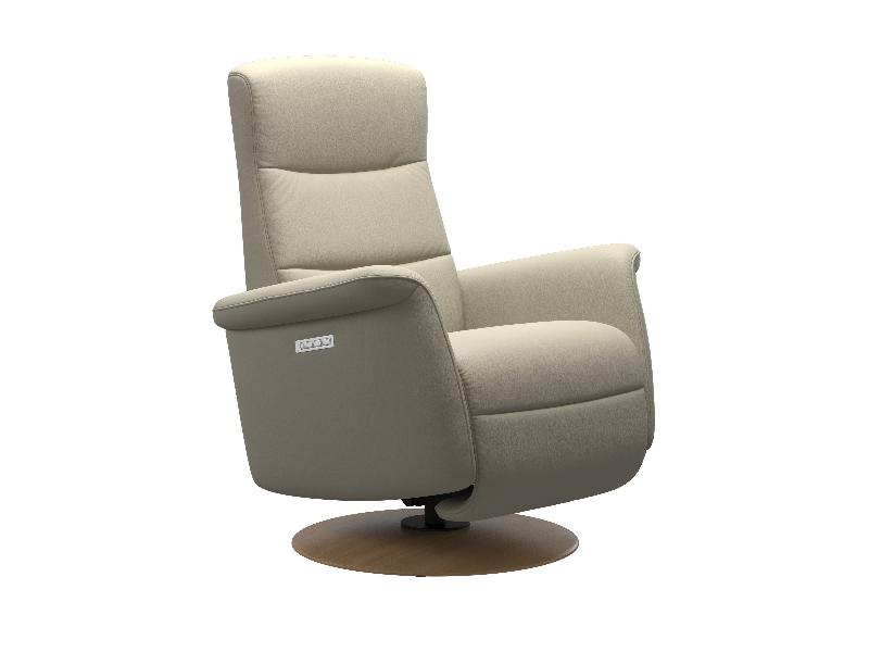 Stressless Mike (M) Power with Moon Wood Base 