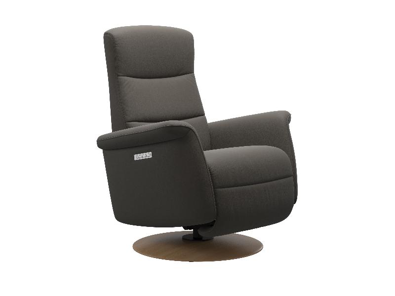 Stressless Mike (M) Power with Moon Wood Base 