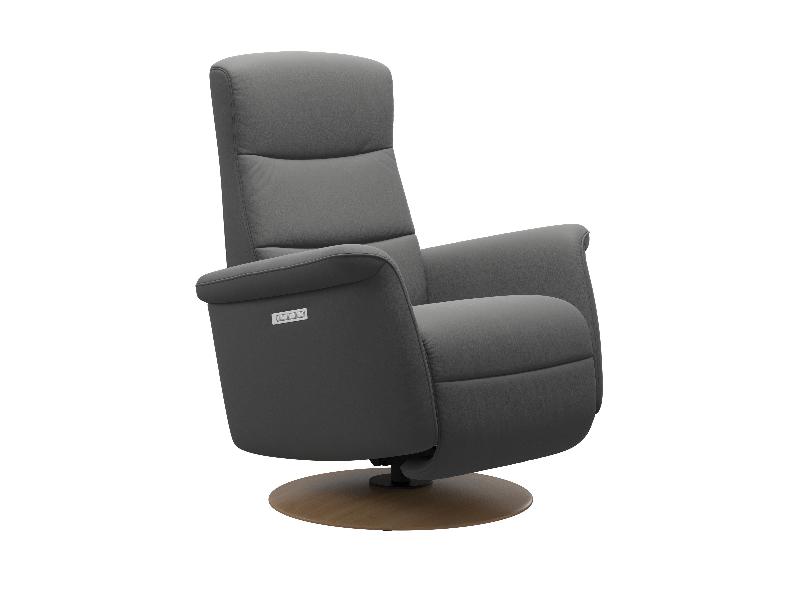 Stressless Mike (M) Power with Moon Wood Base 