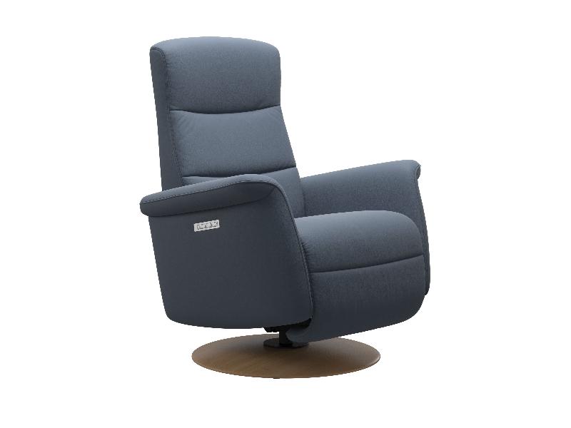 Stressless Mike (M) Power with Moon Wood Base 