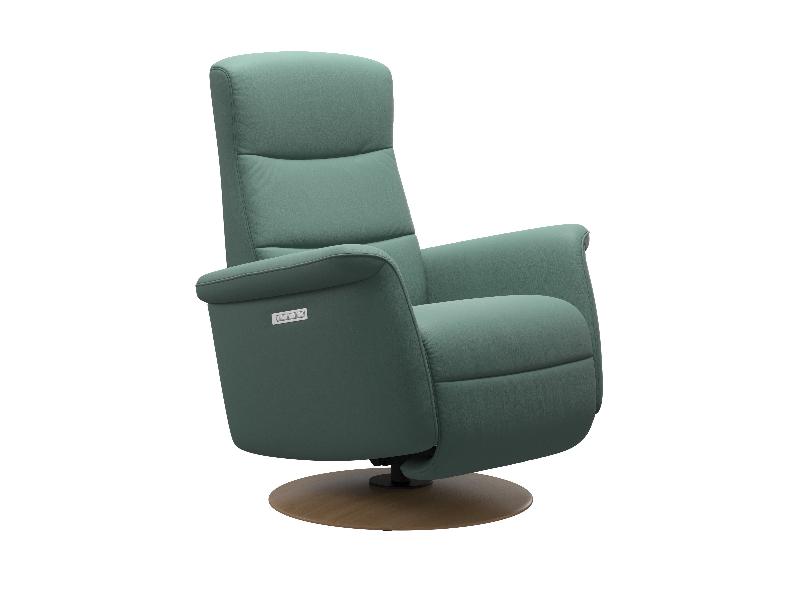 Stressless Mike (M) Power with Moon Wood Base 