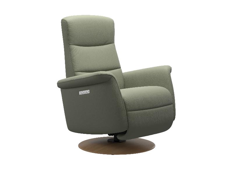 Stressless Mike (M) Power with Moon Wood Base 