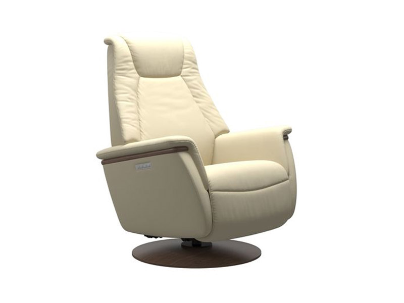 Stressless Max (M) Power with Moon Wood Base 