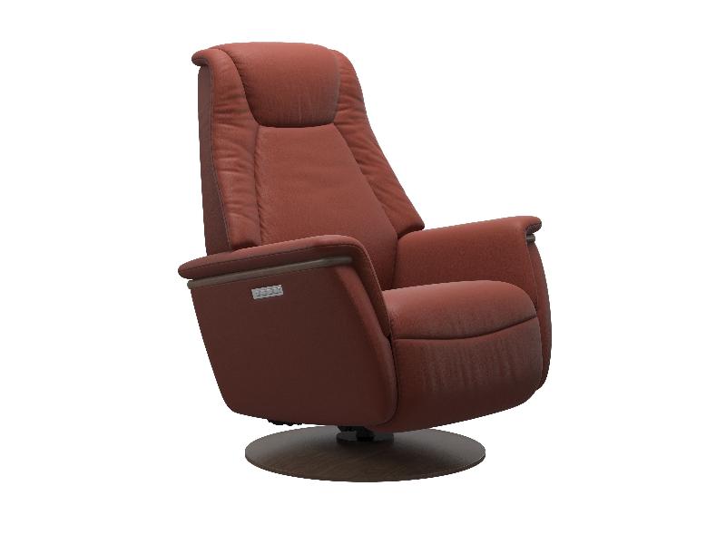 Stressless Max (M) Power with Moon Wood Base 