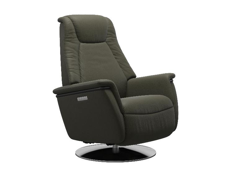 Stressless Max (M) Power with Moon Steel Base 