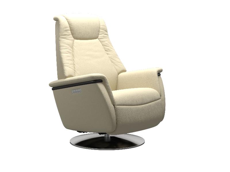 Stressless Max (M) Power with Moon Steel Base 
